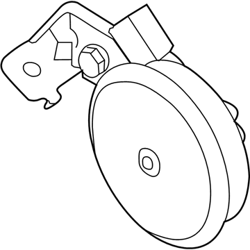 Hyundai 96630-3S000 Horn Assembly-Burglar Alarm