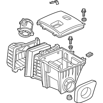 GM 15287273 Cleaner Asm-Air (W/ Mass Airflow Sensor