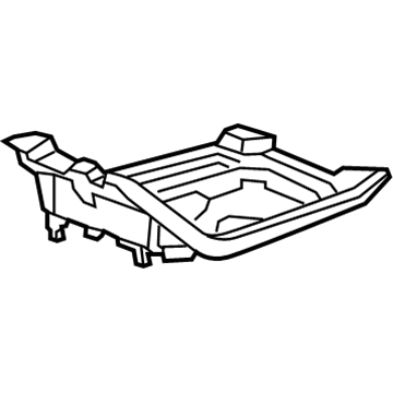 Honda 77236-TR0-A01ZA Panel Assy., Cup Holder *NH167L* (GRAPHITE BLACK)