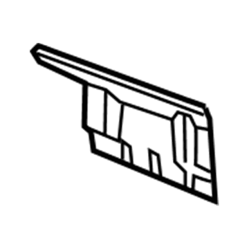 Honda 83404-TR0-A51ZA Garnish, Box *NH167L* (GRAPHITE BLACK)