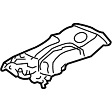 Nissan 74761-EA000 INSULATOR-Heat, Rear Floor