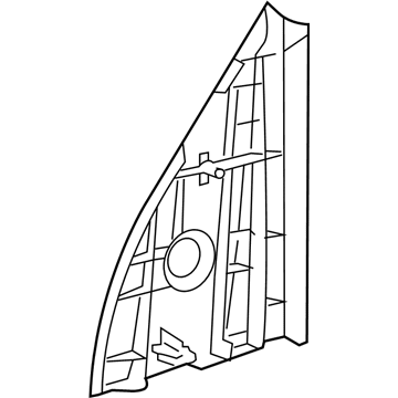 GM 96543129 Cover, Outside Rear View Mirror Housing Opening