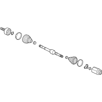 Honda 44306-TBC-A51 Shaft Assembly, L Drive