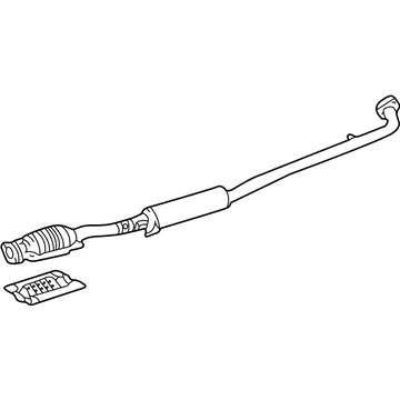 Lexus 17420-20140 Exhaust Center Pipe Assembly