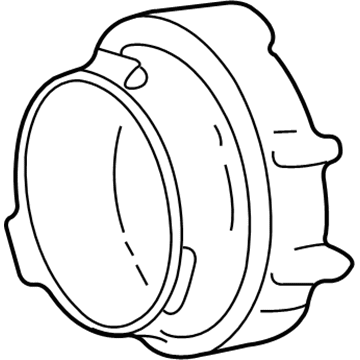 Hyundai 92250-38000 Cover-Front Fog Lamp Dust