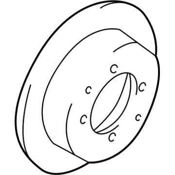 Hyundai 58411-38310 Disc-Rear Brake