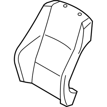 BMW 52-10-8-070-719 Leather Cover Sport Backrest Left