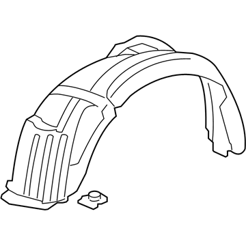 Acura 74151-STX-A00 Fender, Left Front (Inner)