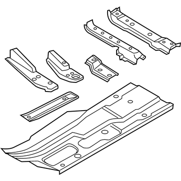 BMW 41-11-7-354-832 Floor Panel Right