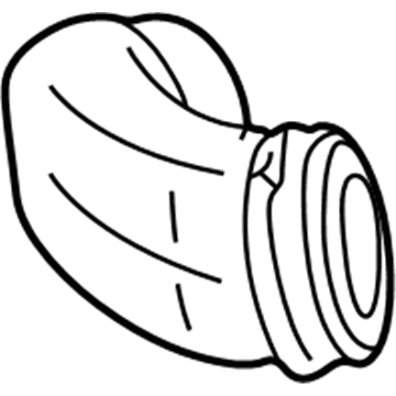 GM 25165747 Duct, Rear Intermediate Air Intake
