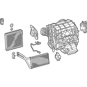 Lexus 87050-48650 Radiator Assembly, Air C