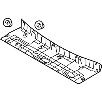 Hyundai 81715-G2001-T9Y Trim Assembly-Tailgate, Center