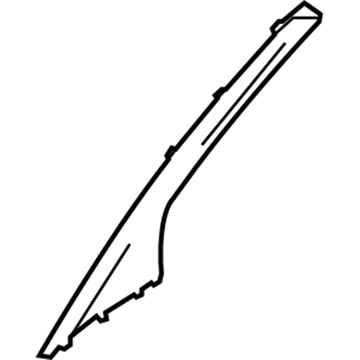 Ford BT1Z-6103598-BB Weatherstrip Pillar Trim
