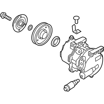 Kia 977011R100 Air Conditioner Compressor Assembly