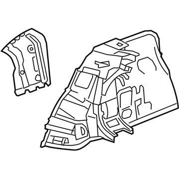 GM 22952236 Inner Wheelhouse