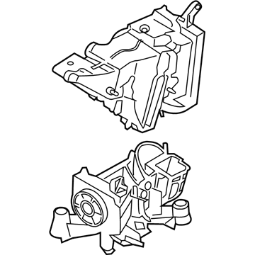 BMW 64-11-9-869-533 EMPTY HOUSING F REAR AIR CON