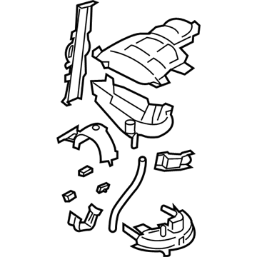 BMW 64-11-9-871-135 HOUSING COMPONENTS FOR REAR