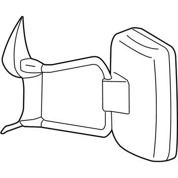 Mopar 5124241AA Outside Rear View Mirror