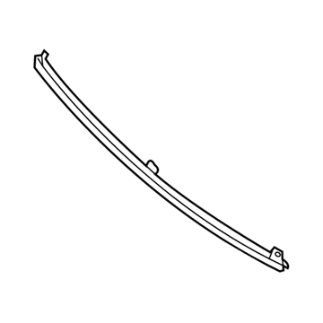 Honda 72771-SZA-A01 Sash, L. RR. Door Center (Lower)