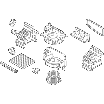 Hyundai 97100-2S080 Blower Unit