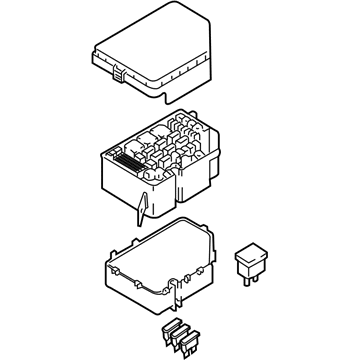 Hyundai 91210-2E000 Fuse And Relay Box Assembly