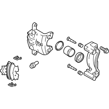 Kia 581102S550 Front Brake Assembly, Left