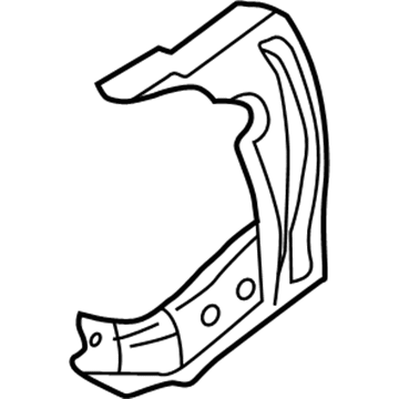 Nissan 63141-4Y900 Bracket-Front Fender, LH