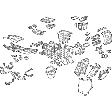 GM 22957378 Center Console