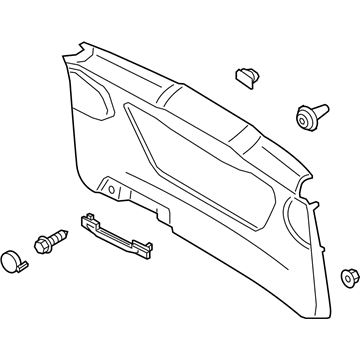 Ford AM5Z-5840704-AA Lower Trim Panel