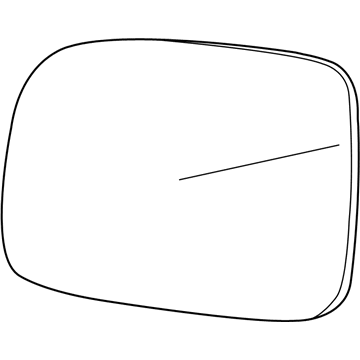 GM 88987571 Mirror Glass