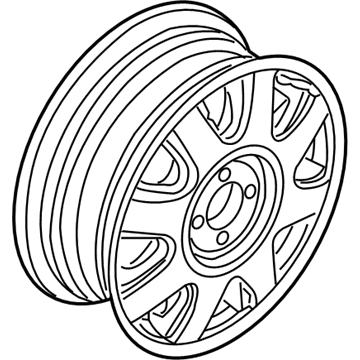 GM 96653566 Wheel, Front