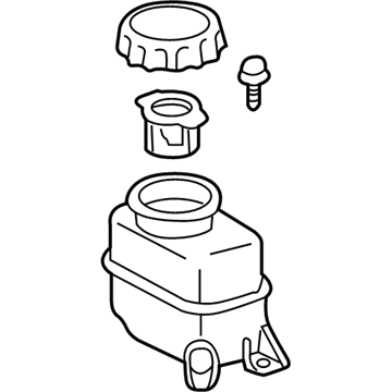 Lexus 47220-0E010 Reservoir Sub-Assy, Brake Master Cylinder