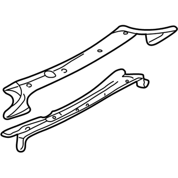 Mopar 4580349AF Bracket-Front STRUT Tower To Tower