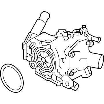 Infiniti 21250-5NA0A Valve Assy-Water Control