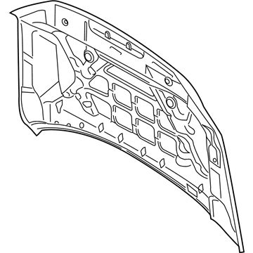 Ford FL3Z-16612-A Hood