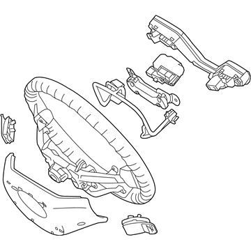 Kia 561003T500KHN Steering Wheel Assembly