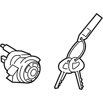 Kia 81900H8A00 Steering Key Sub Set