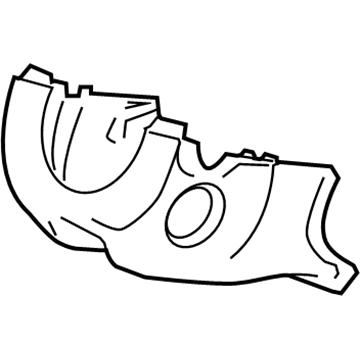 Honda 77360-SNA-A02ZA Cover Assembly, Column (Lower) (Graphite Black)