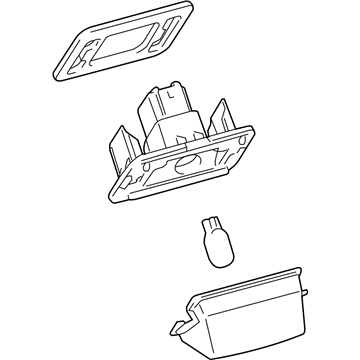 Toyota 81270-06031 License Lamp Bulb