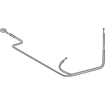 Lexus 64607-24050 Cable Sub-Assy, Luggage Door Lock Control