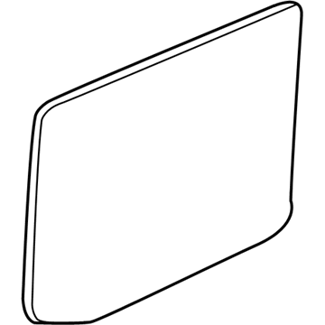 GM 15094403 Window, Rear Side Door