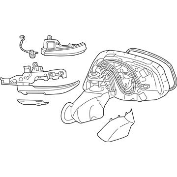 Toyota 87940-42E31 Mirror Assembly
