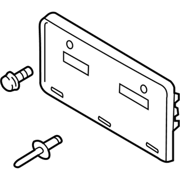 Ford DM5Z-17A385-A License Bracket