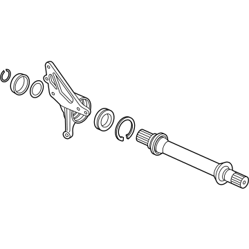 Acura 44500-TYA-A00 Shaft Assembly, Half