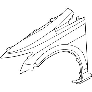 Honda 60211-TR6-305ZZ Panel, Right Front Fender