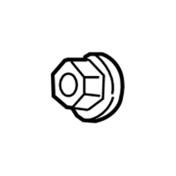 Honda 90163-S04-000 Nut, Steering Wheel