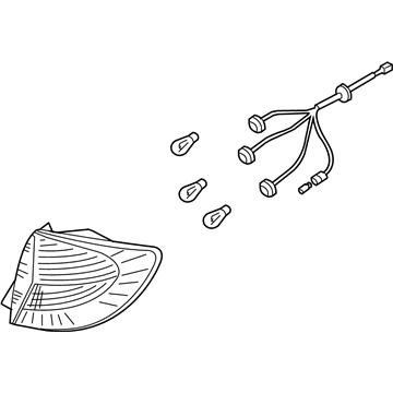 Kia 0K3AL51150 Lamp-Rear Combination, RH