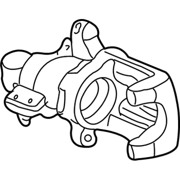 Acura 43019-S5A-J02RM Caliper Sub-Assembly, Left Rear (Reman)