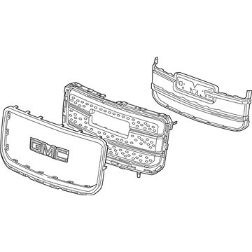 GM 84055811 Grille Assembly