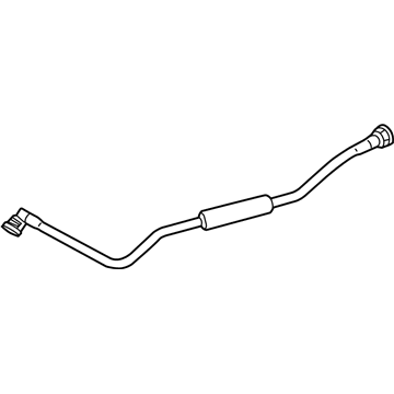 BMW 13-90-8-601-845 Fuel Tank Breath.Line With Resonator